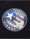 TUSKEGEE AIRMEN POLO SHIRT_BLACK