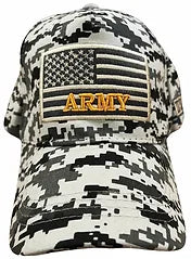 ARMY CAMO FLAG HAT