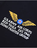TUSKEGEE AIRMEN POLO SHIRT_BLACK