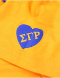 SGR Sigma Gamma Rho SEQUIN PATCH TEE_GOLD