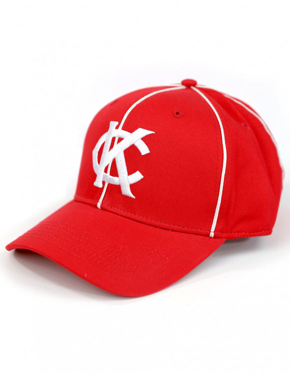 1949 KC MONARCHS HOME CAP RED