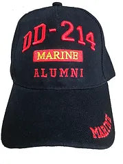 DD - 214 MARINE ALUMNI BLACK HAT