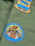 TUSKEGEE AIRMEN BOMBER JACKET - OLIVE GREEN