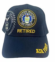 U.S. AIR FORCE RETIRED BLUE HAT