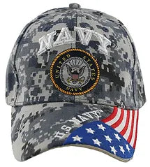 U.S. NAVY CAMO FLAG HAT