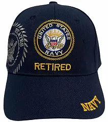 U.S. NAVY RETIRED HAT
