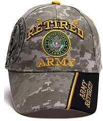 RETIRED ARMY  HAT