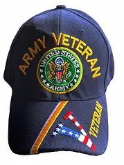 ARMY VETERAN  BLUE HAT