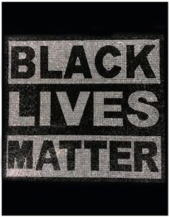 BLACK LIVES MATTER - WOMENS SHINY RHINESTONES T-SHIRT BKLM3