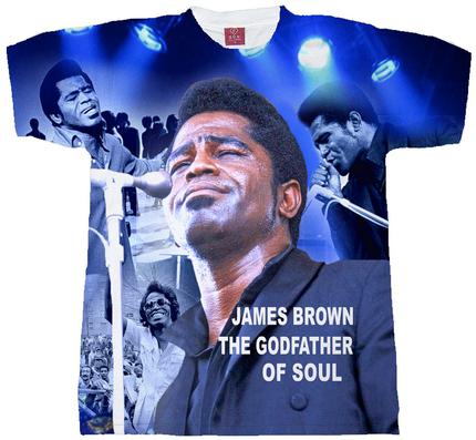 JAMES BROWN COLLAGE ALL OVER PRINT T-SHIRT