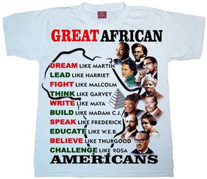 GREAT AFRICAN AMERICANS KIDS TEE