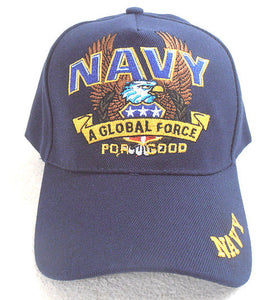 NAVY A GLOBAL FORCE HAT