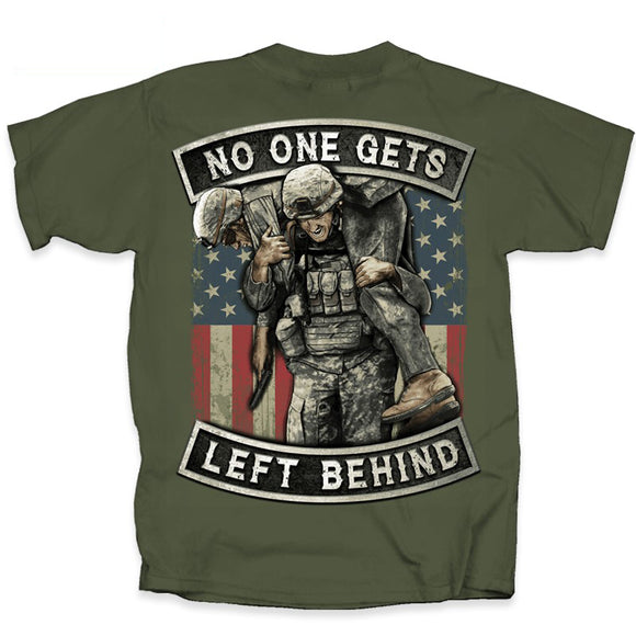 NO ONE LEFT BEHIND T-SHIRT