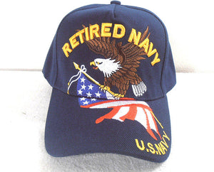 RETIRED NAVY HAT