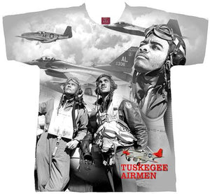 TUSKEGEE AIRMEN COURAGEOUS FIGHTERS  T-SHIRT