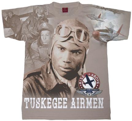 TUSKEGEE AIRMEN RISE ABOVE  T-SHIRT