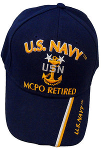 U.S. NAVY MCPO RETIRED HAT