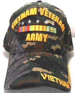 ARMY VIETNAM VETERAN CAMOUFLAGE HAT